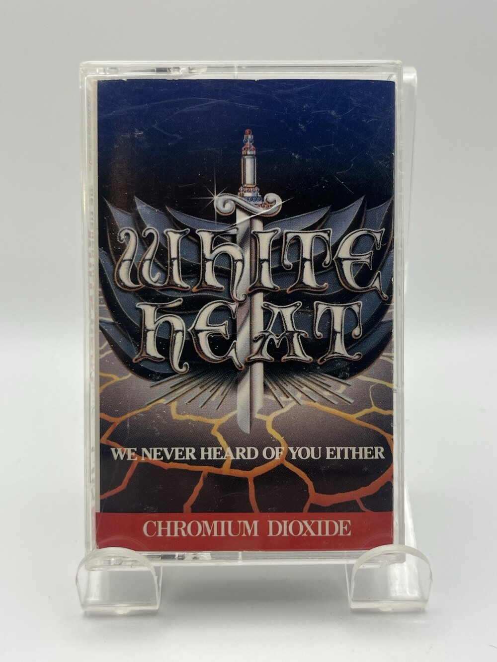 White Heat - We Never Heard Of You Either - Cassette Tape